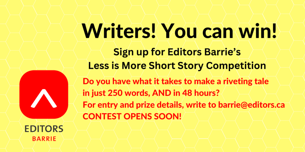 Less is More Short Story contest